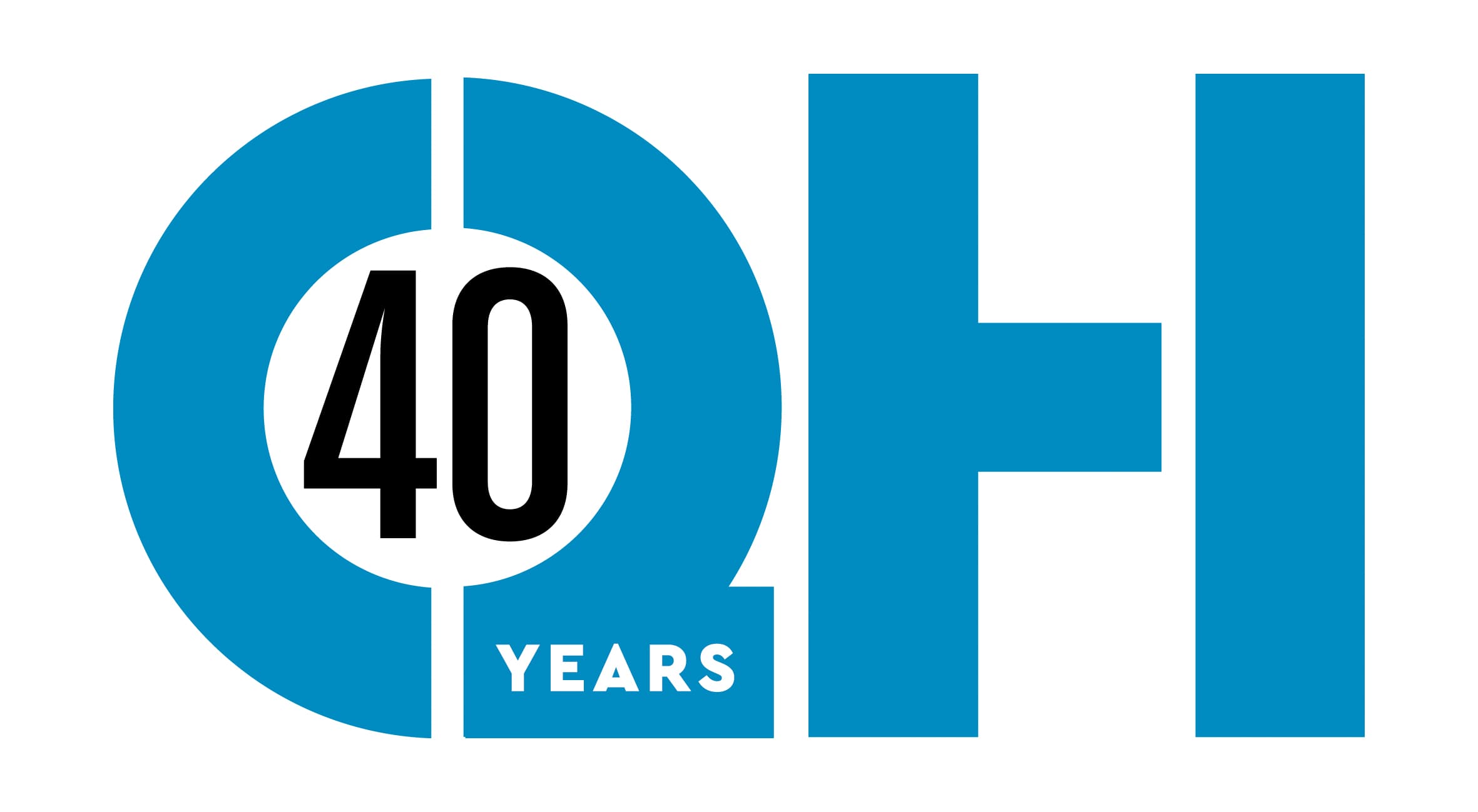 The Queen's Hall 40th anniversary logo