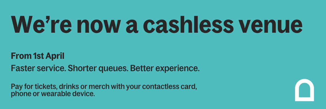 We're going cashless