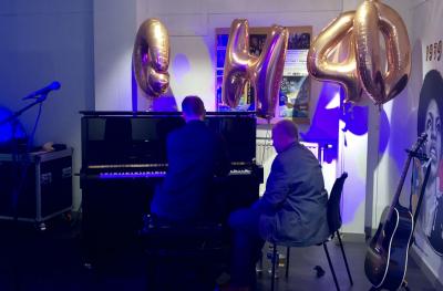 Brian Kellock and Steven Osborne enjoy a jam session