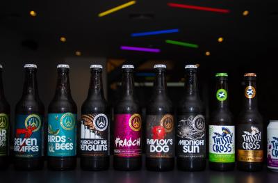 Craft beers and ciders