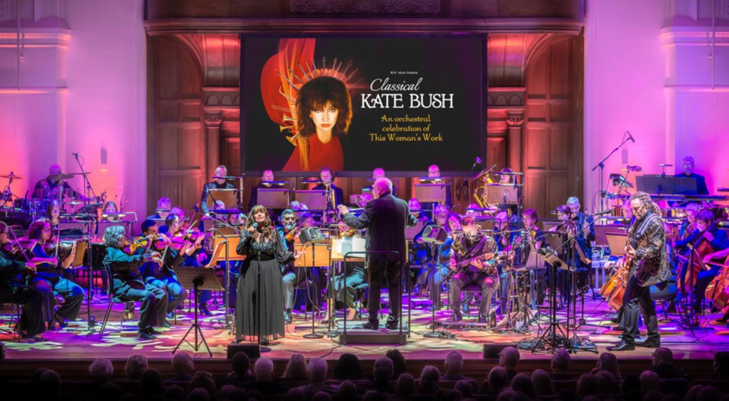 Classical Kate Bush performing on stage