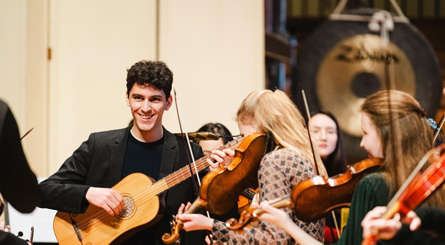 Academy Baroque Soloists playing music
