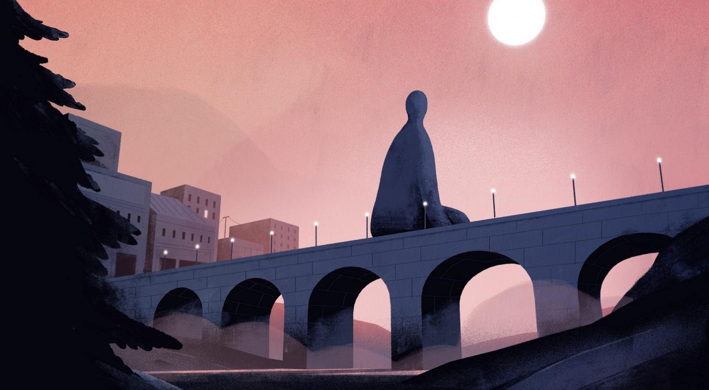 A Giant on the Bridge