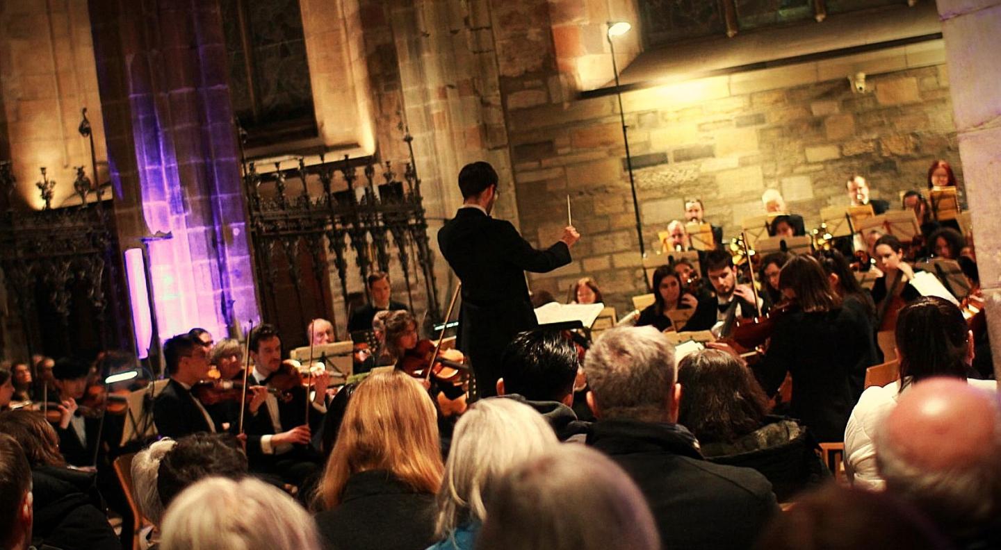 The Edinburgh City Orchestra performing