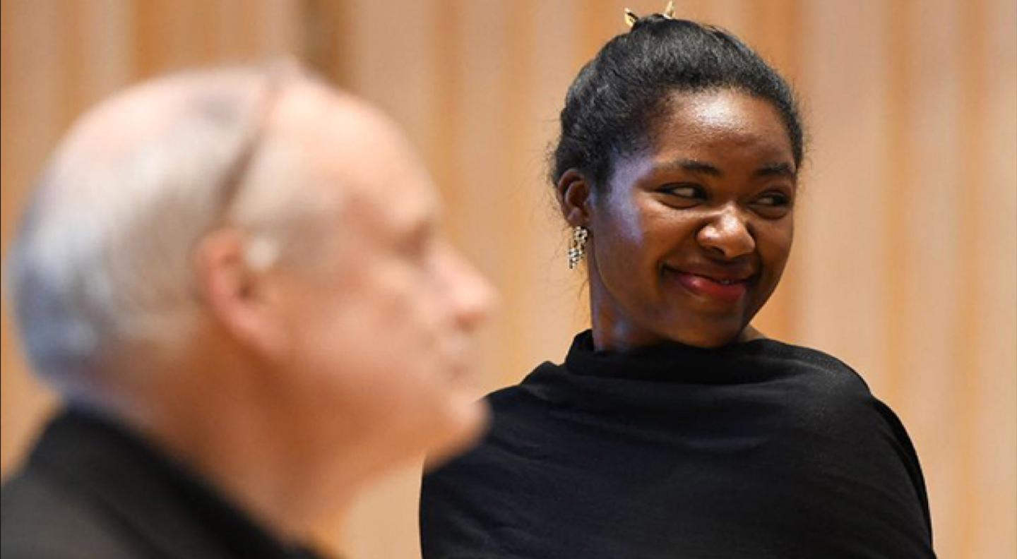 Nardus Williams and John Butt working together 