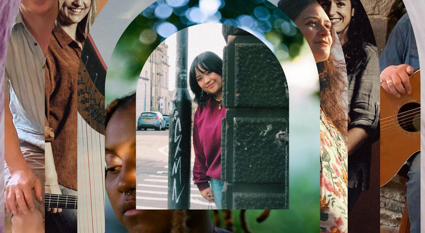 Arches with all of the acts for Independent Venue Week, layered on top of one another