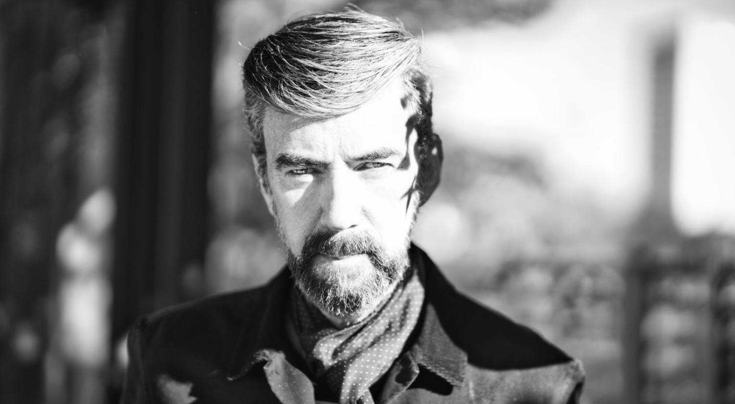 A photograph of James Grant in black and white