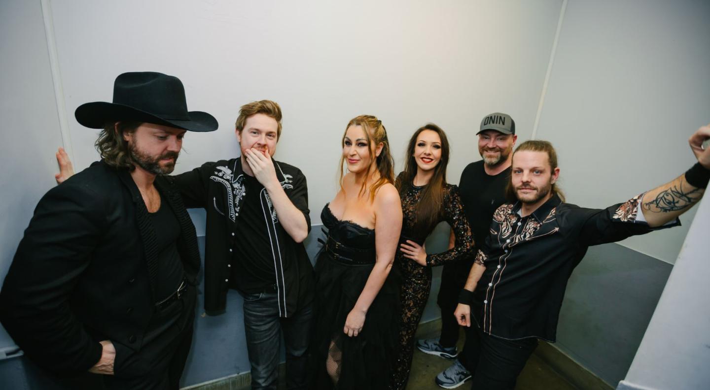 one night in nashville the band against a white background