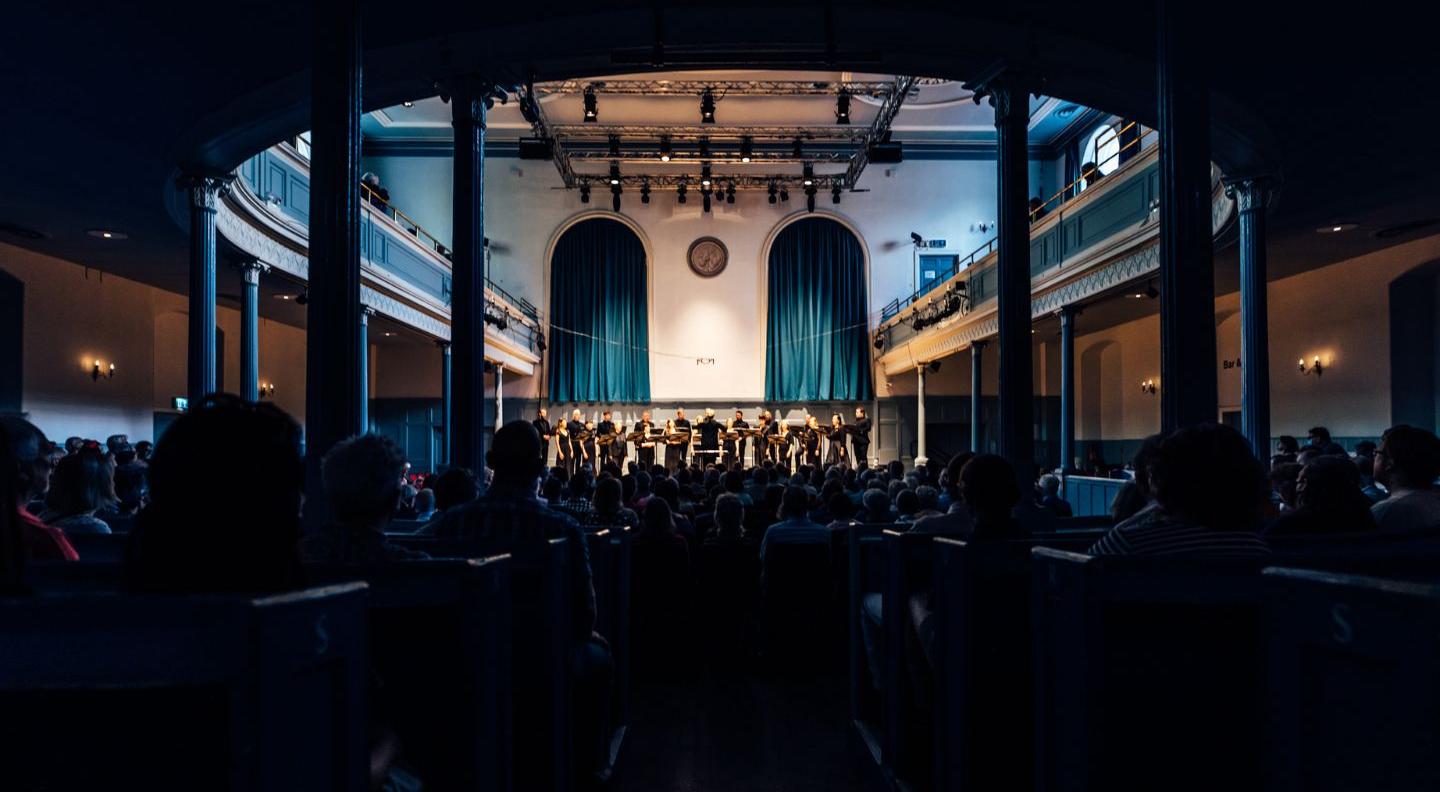 An image of The Queen's Hall auditorium