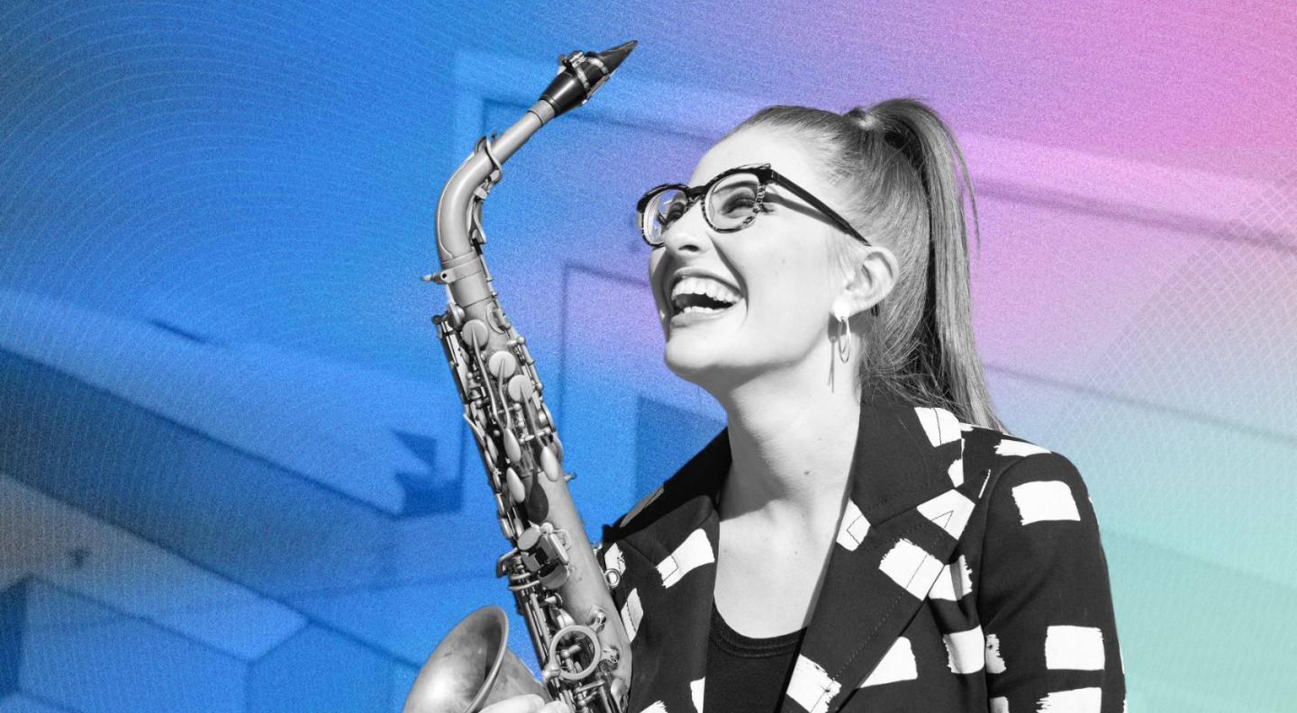 Saxophonist Jess Gillam