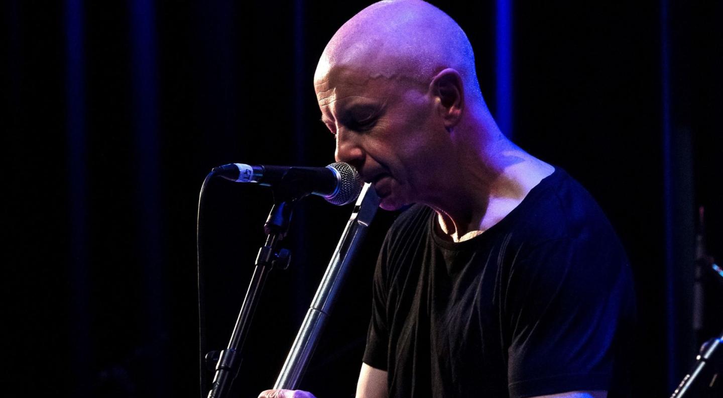John McCusker playing a whistle