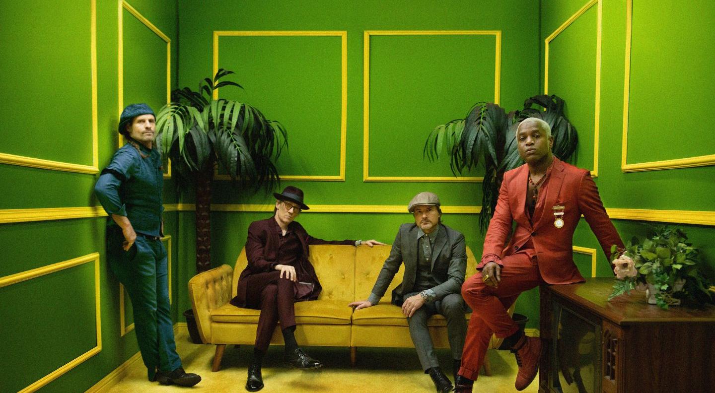Vintage Trouble in a green room
