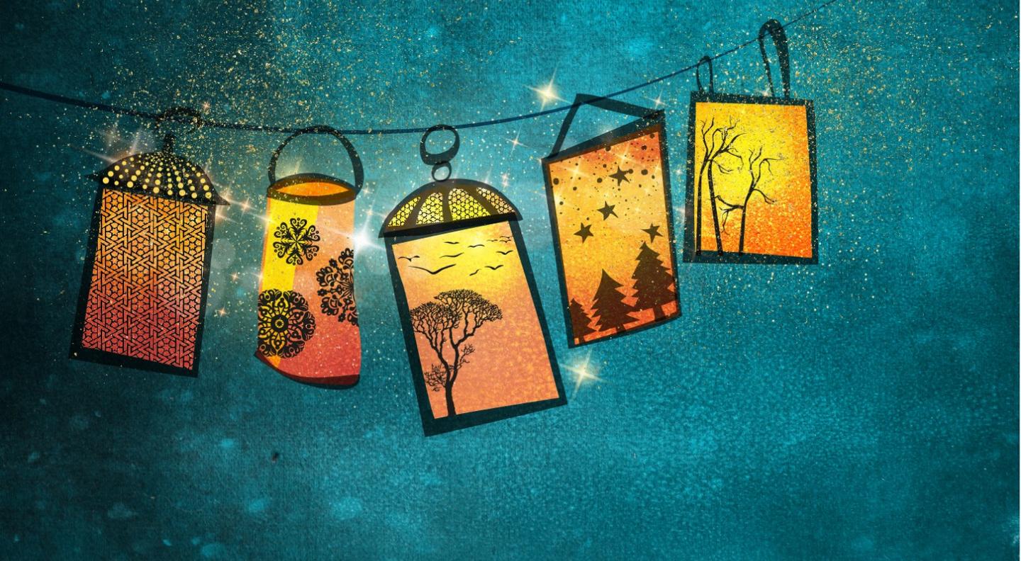 On This, A Winter's Night lanterns