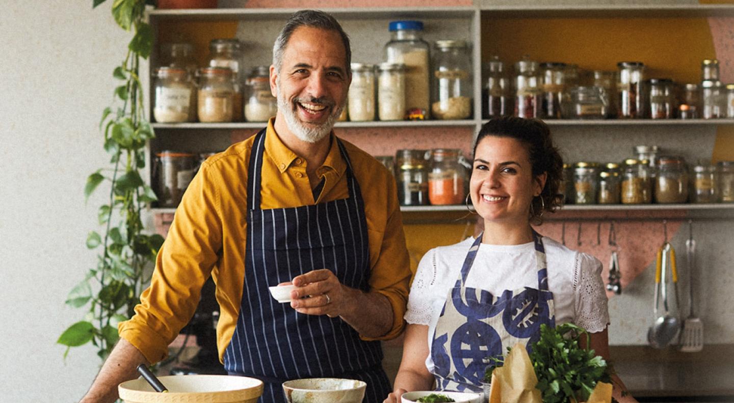 Yotam Ottolenghi and Noor Murad