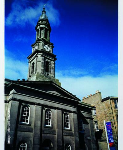 The Queen's Hall clocktower